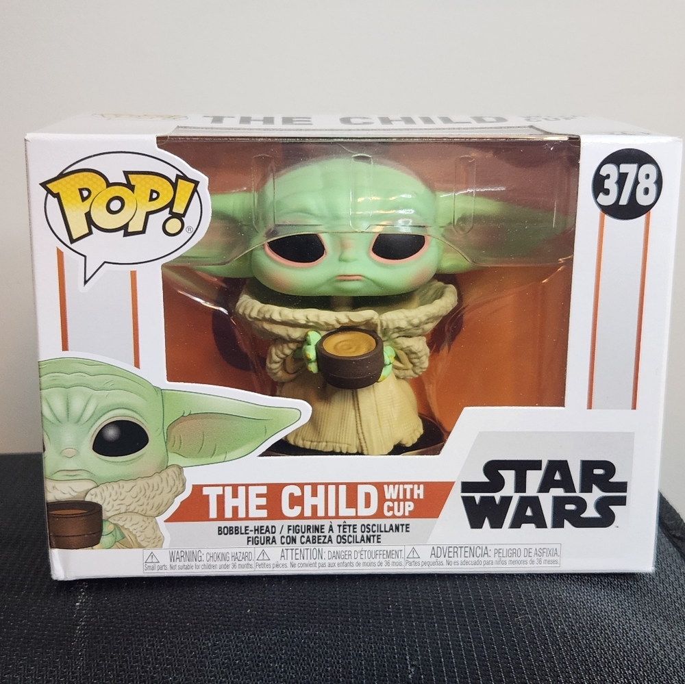 Funko Pop The Child with Cup #378 Grogu Star Wars Mandalorian